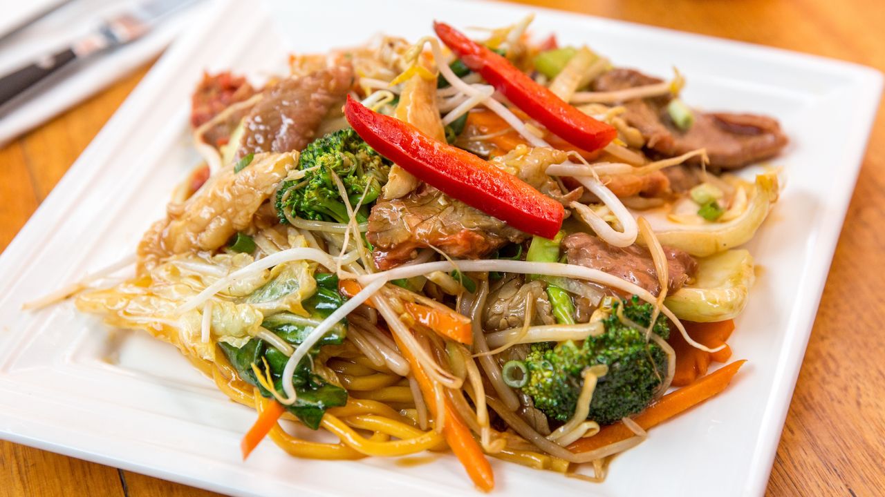 6. Hokkien Meat Noodles