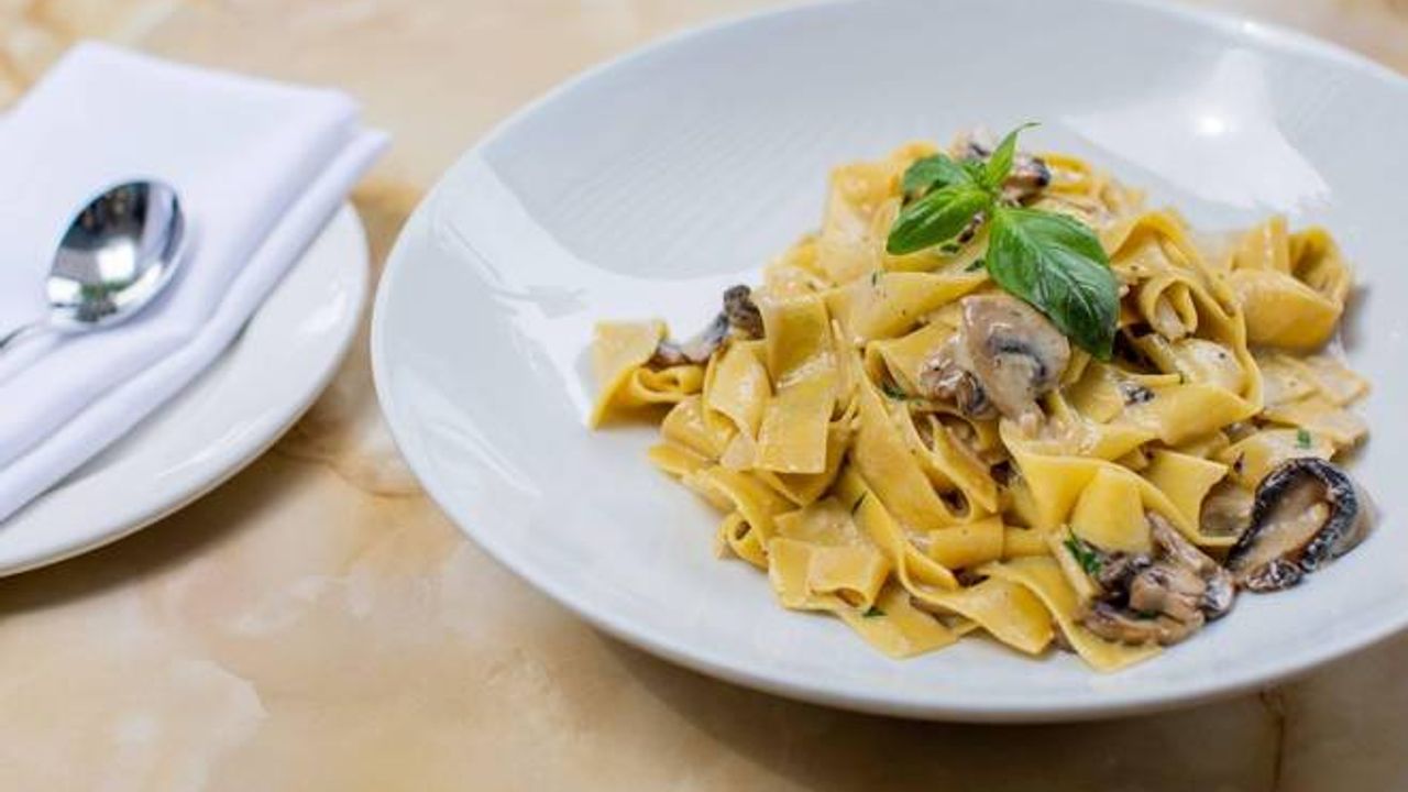 Pappardelle Crema e Funghi