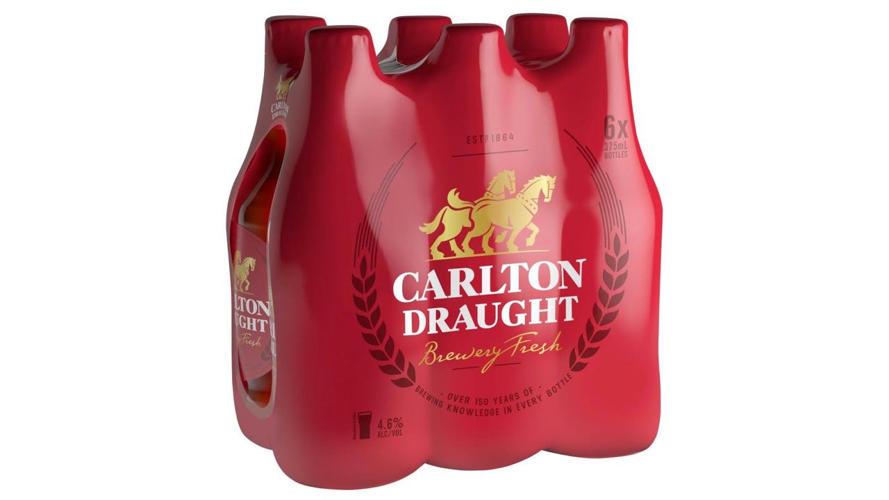 Carlton Draught Bottle (6 Pack)
