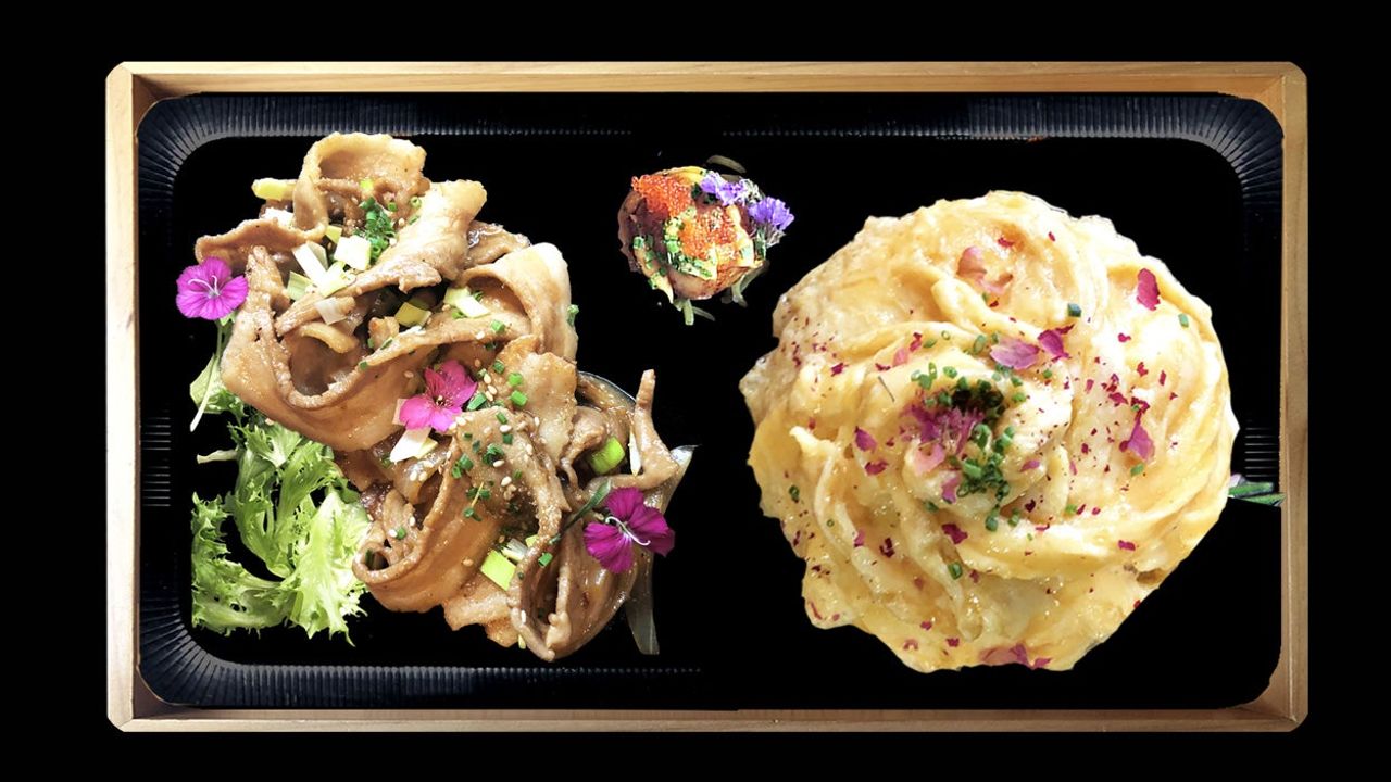 Butaniku Shogayaki Omurice