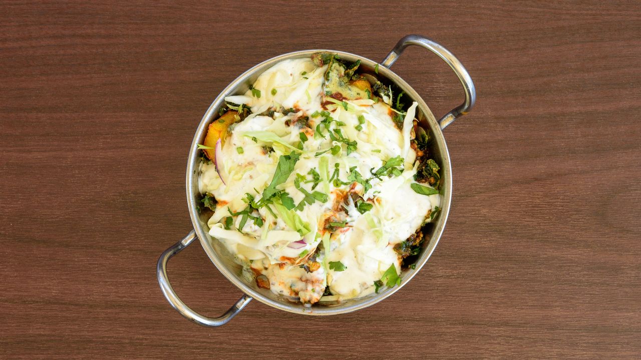 Palak Papdi Chaat