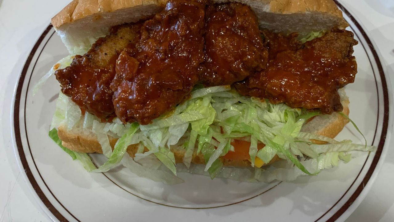 Buffalo Chicken Po’ Boy