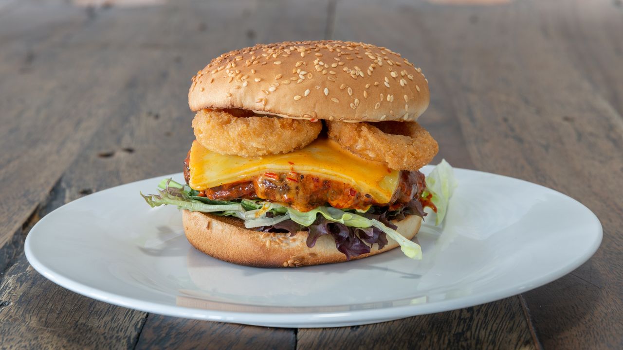 Fiery Rings Burger