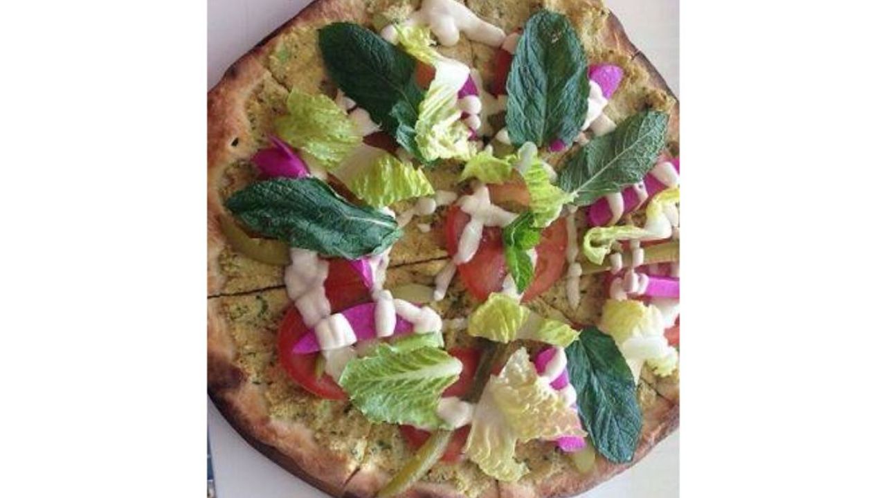 9" Falafel Pizza
