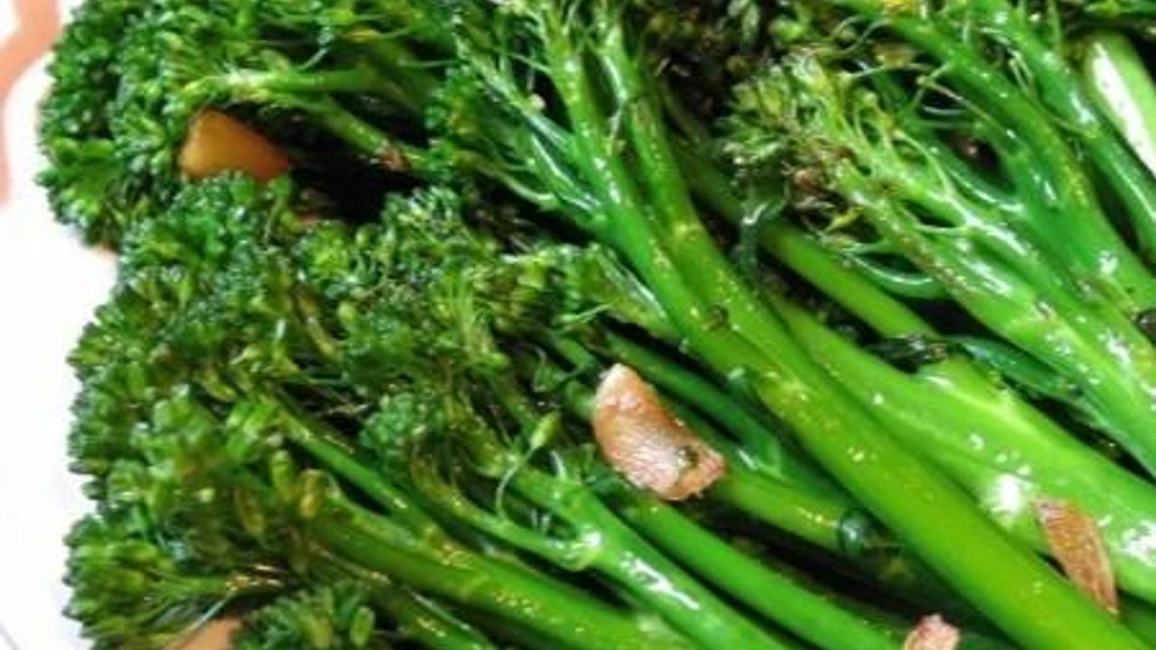 Poached Broccolini