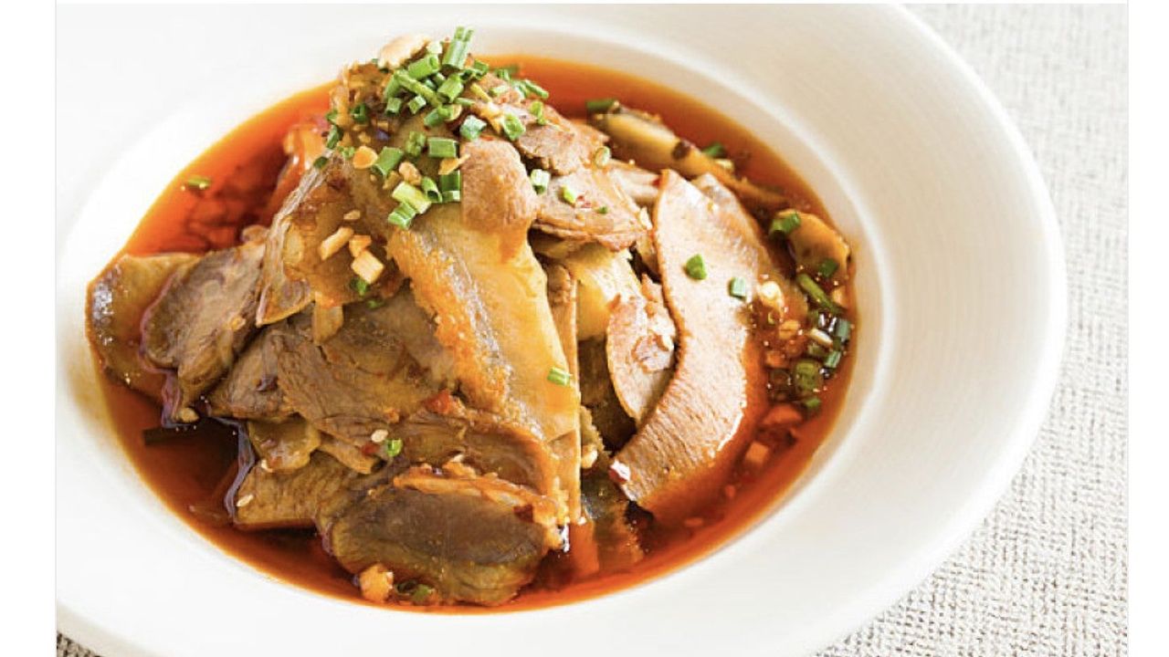 Slice Beef Tripe and Ox Tough in Chilli Sauce 夫妻肺片