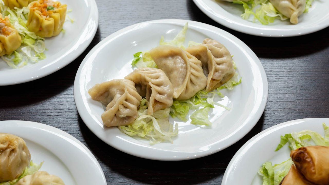 Pan Fried Pork Dumplings (4pcs)