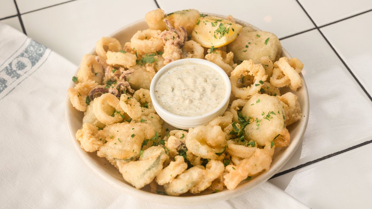 Fried Calamari & Battered Zucchini