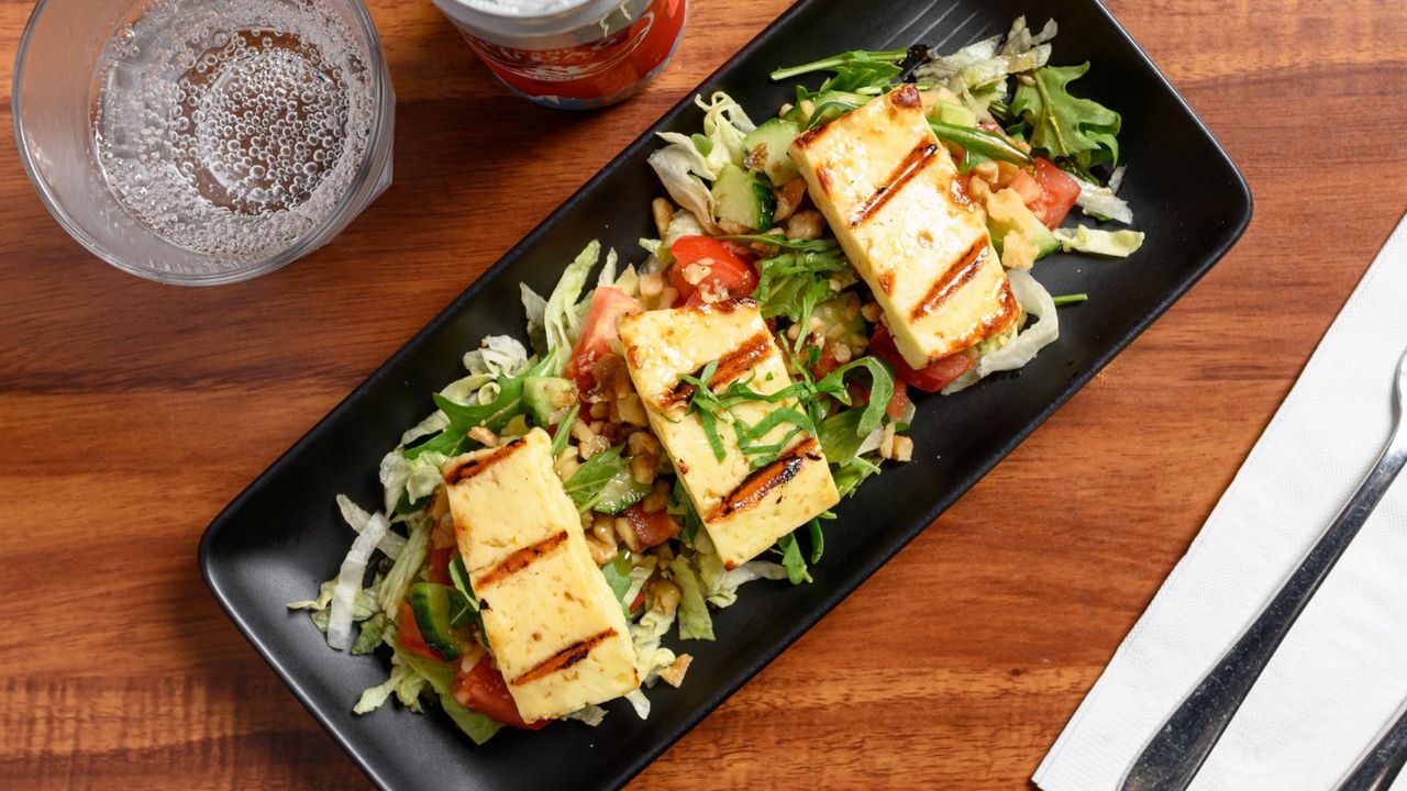 Char-grilled Halloumi