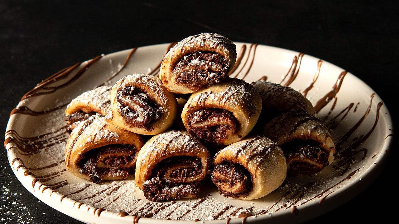 Mini Choc-Hazelnut Scrolls