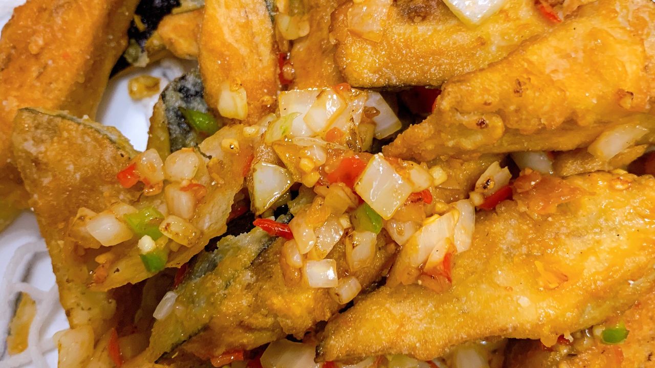 81. Salt & Pepper Eggplant