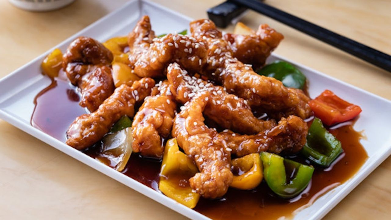 Pork Strips in Sweet and Sour Sauce