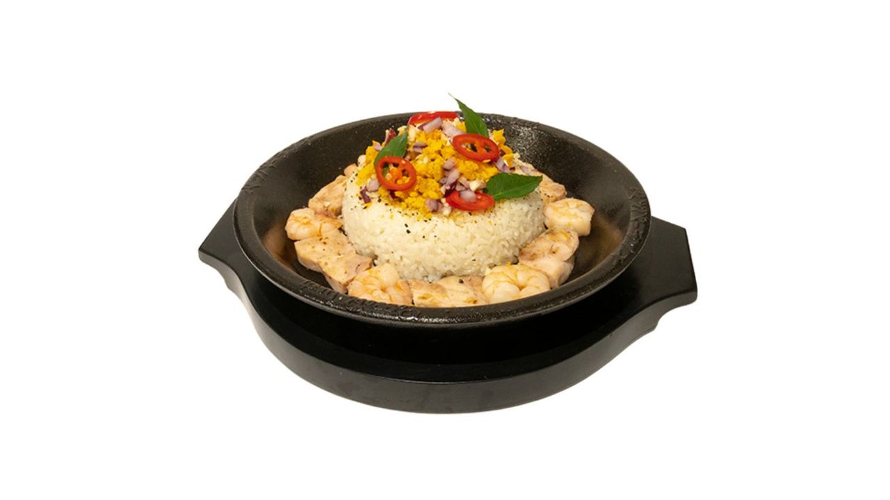 Salted Egg Pepper Rice