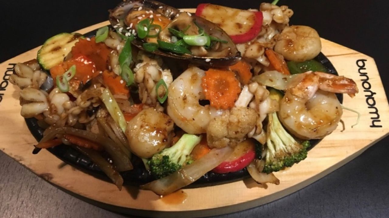 Teriyaki Seafood Sizzling