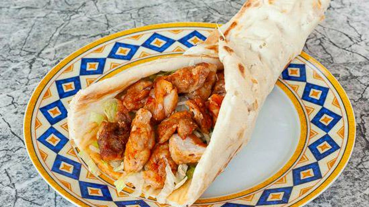 Chicken Skewers in Wrap