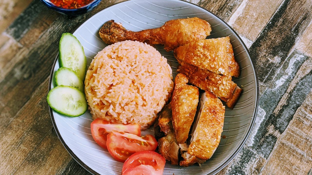 Crispy Chicken Tomato Rice Box