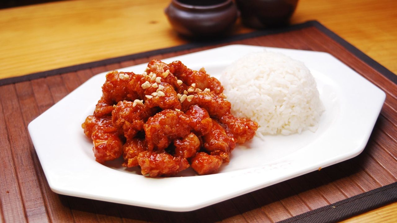 Spicy Boneless Chicken with Rice