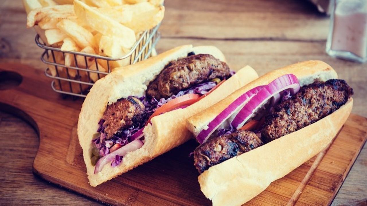 Beef & Lamb Kebab with Chips