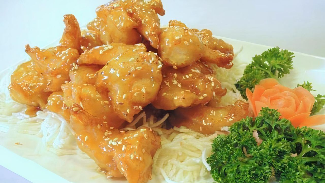 T42. Honey Prawns (8pcs)