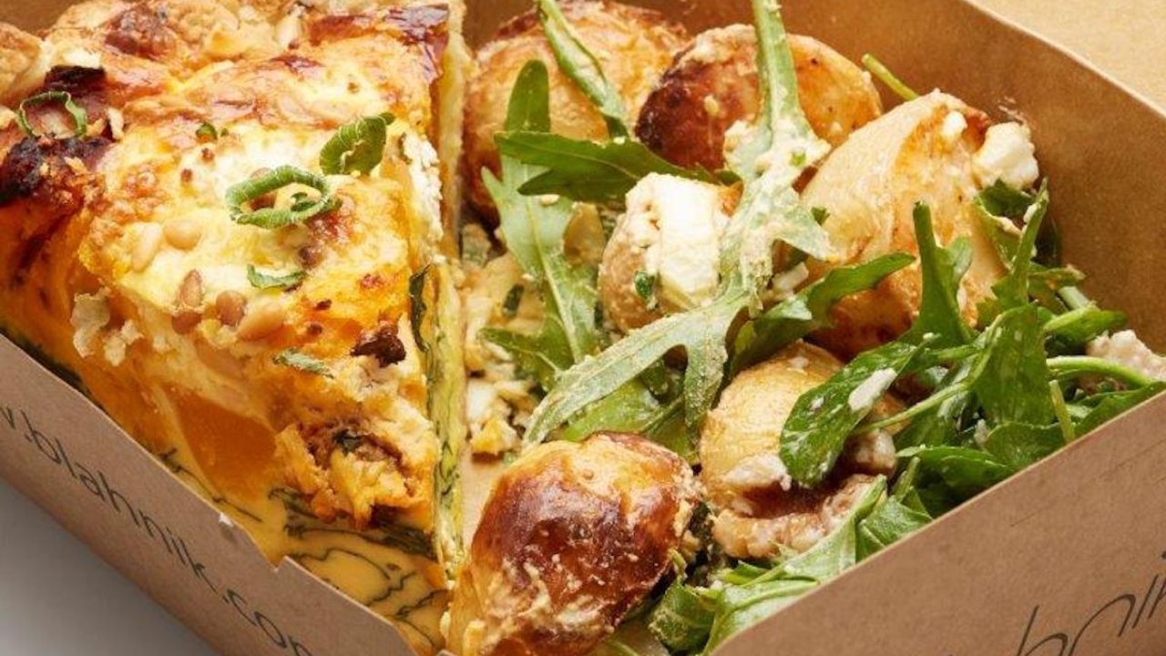 Quiche and Salad Box