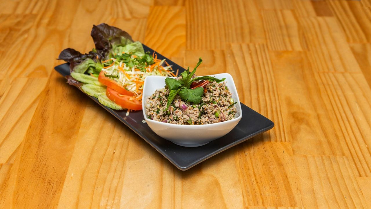 Thai Pork Larb and Noodles