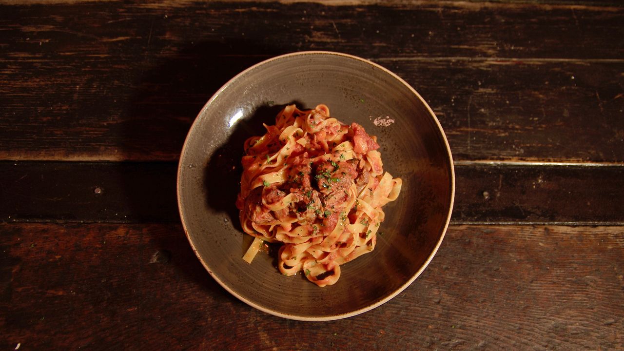 Fettuccine Veal Ragù