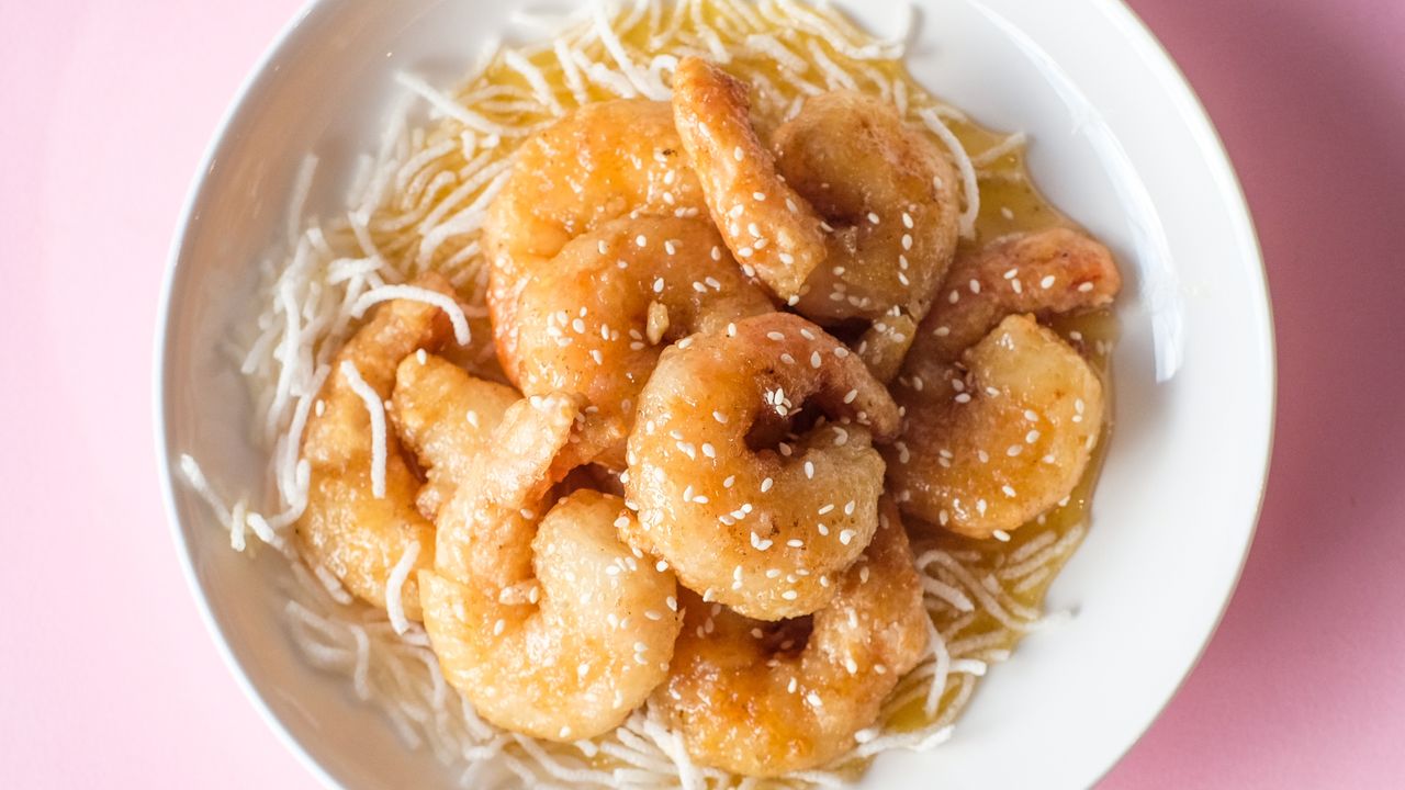 Honey Prawns