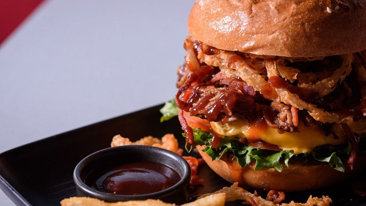 Grand Slam 2.0 Burger with Fries