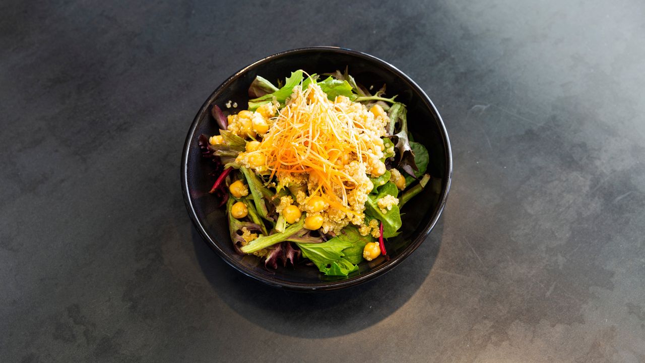 Chickpeas and Quinoa Salad (GF)(VGN)
