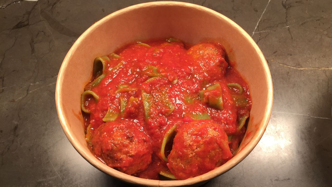 Fettuccine Meatballs