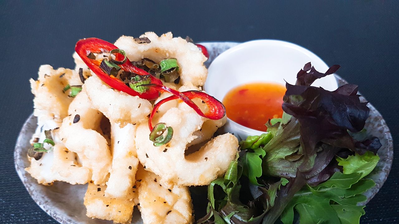 Salt and Lemon Pepper Squid