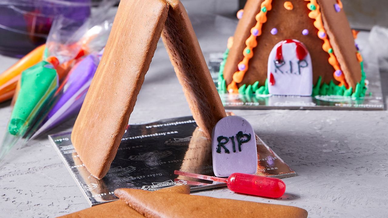 DIY Haunted Gingerbread House