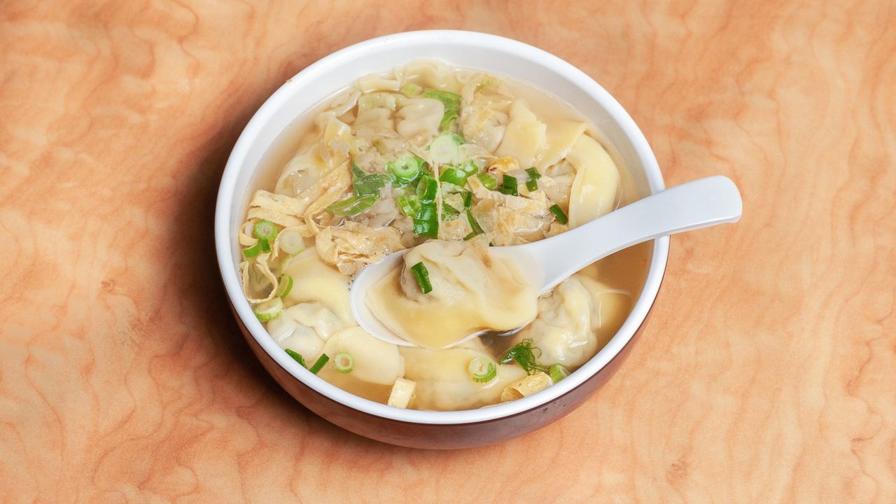 Chinese Spinach and Pork Wonton