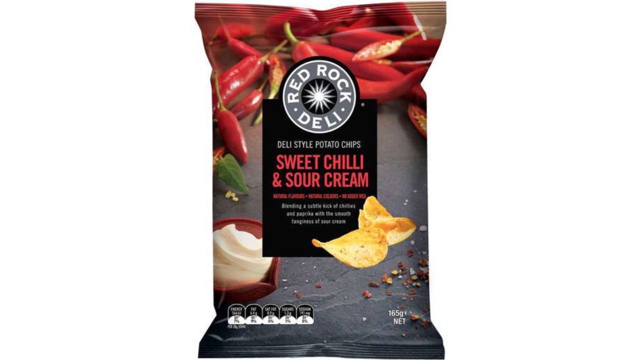 Red Rock Deli Chips Sweet Chilli & Sour Cream (165g)