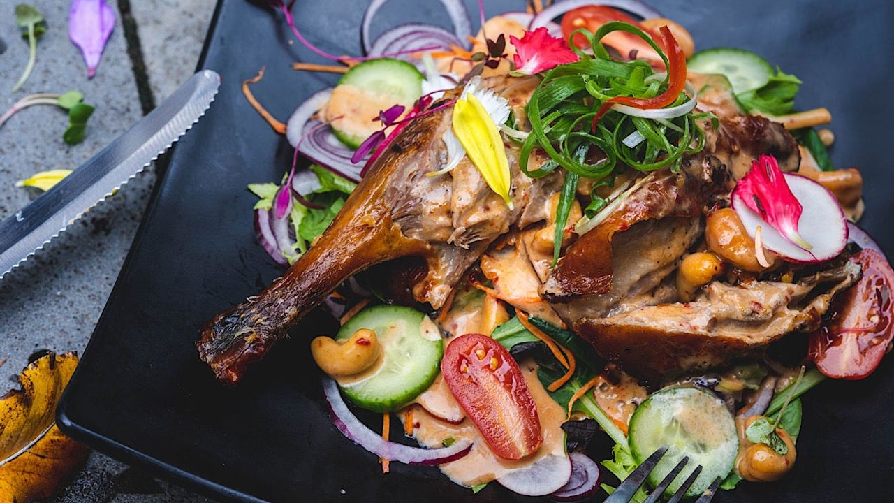 Roast Duck Salad