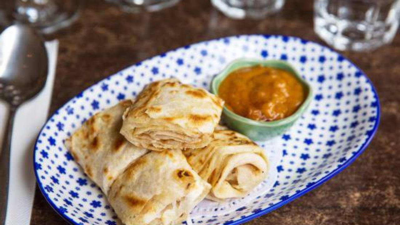 Roti with Peanut Sauce