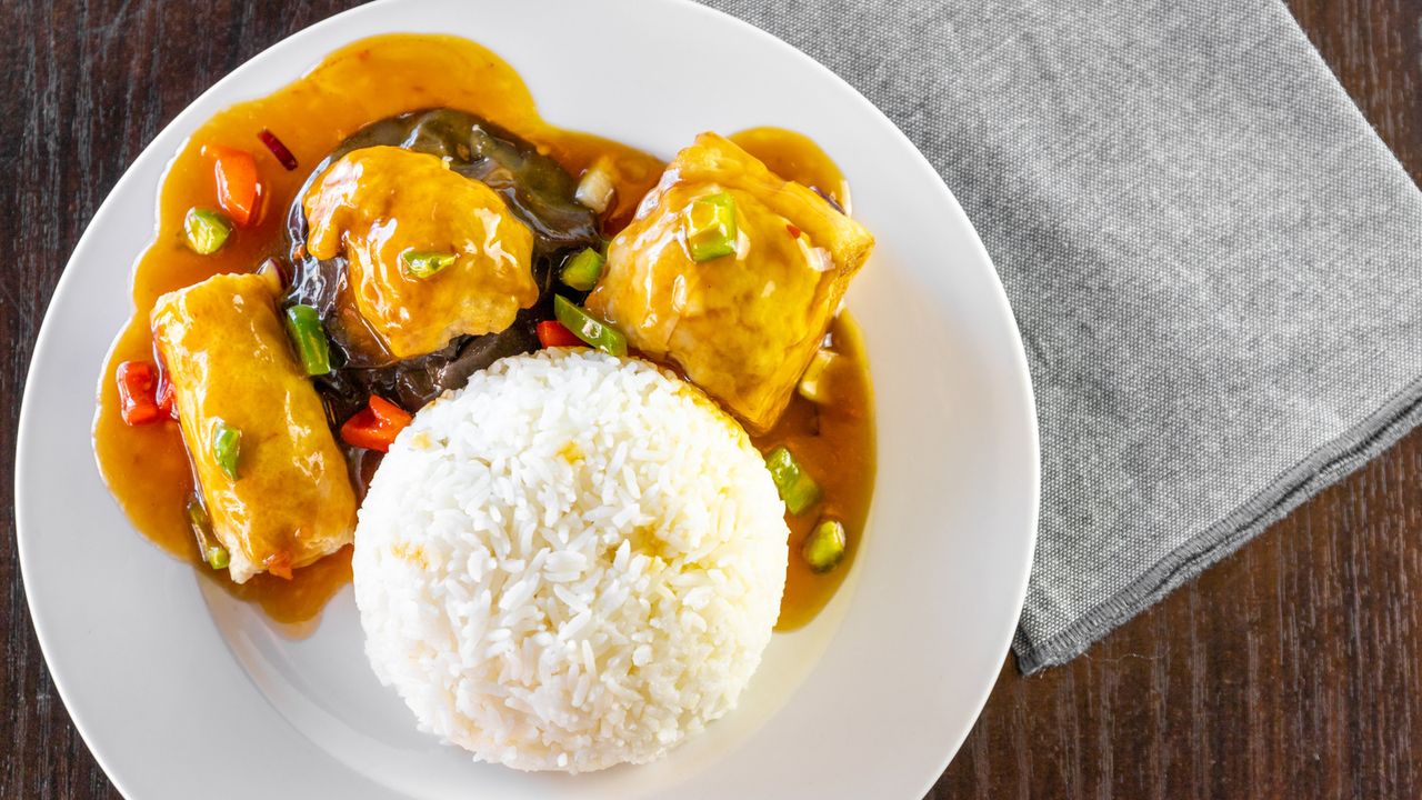 Stuffed Combination on Rice