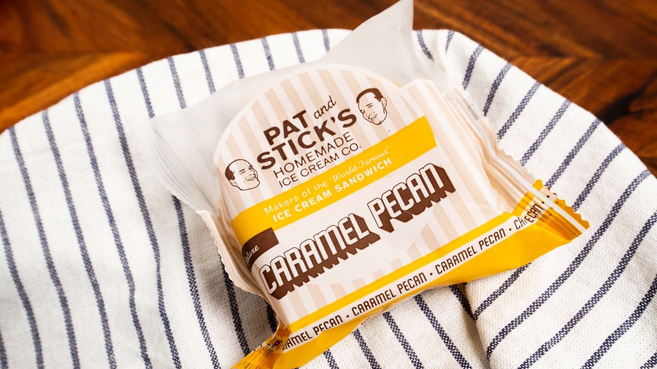 Pat & Sticks ice cream sandwich