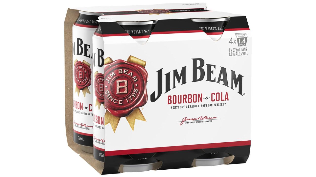 Jim Beam and Cola (4 Pack)