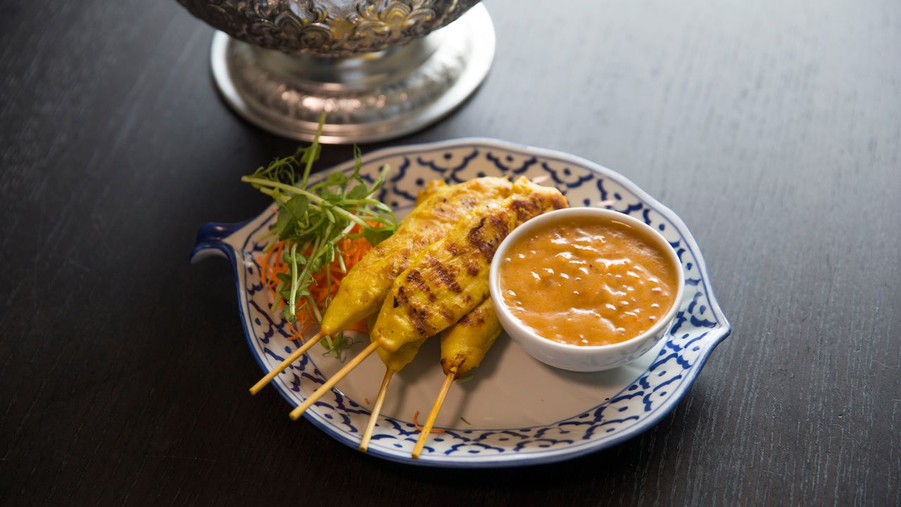 Chicken Satay Thai Style