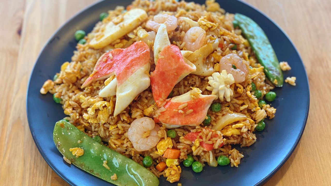 Indian Seafood Fried Rice
