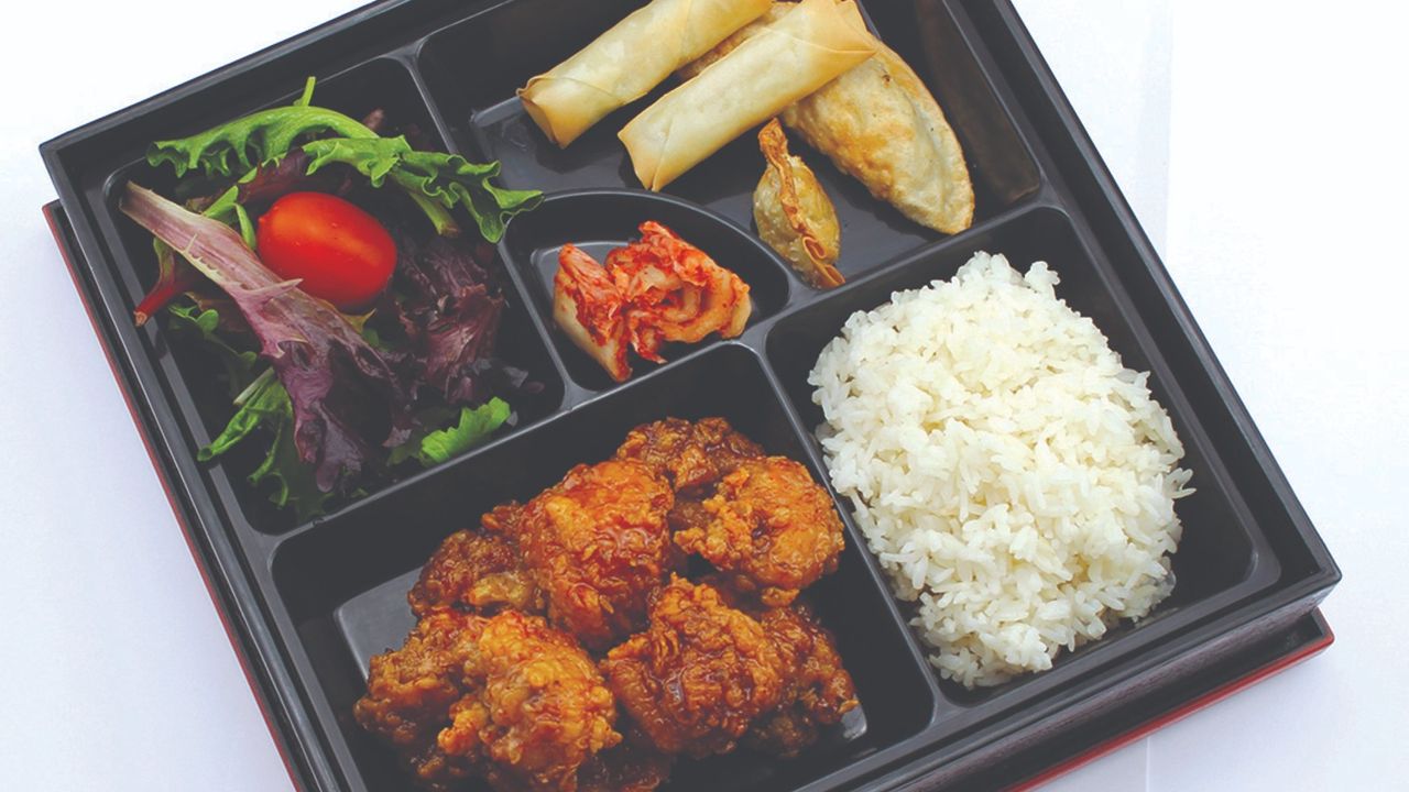 Soy Honey Korean Fried Chicken Bento
