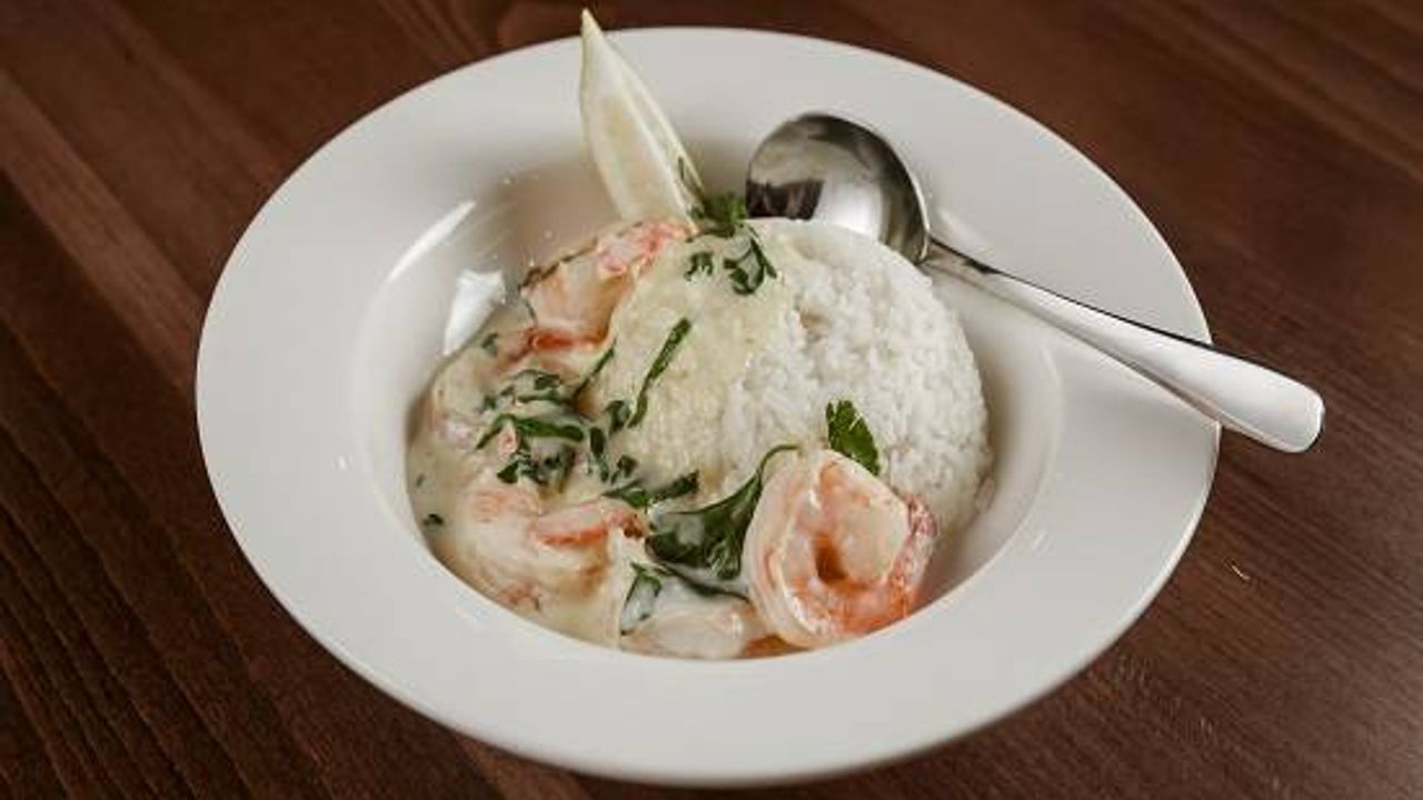 Garlic Cream Prawns