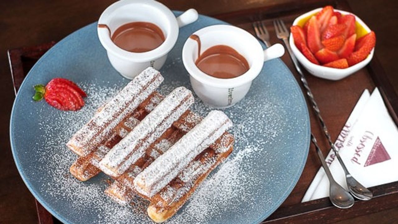 Strawberry Churros for Two