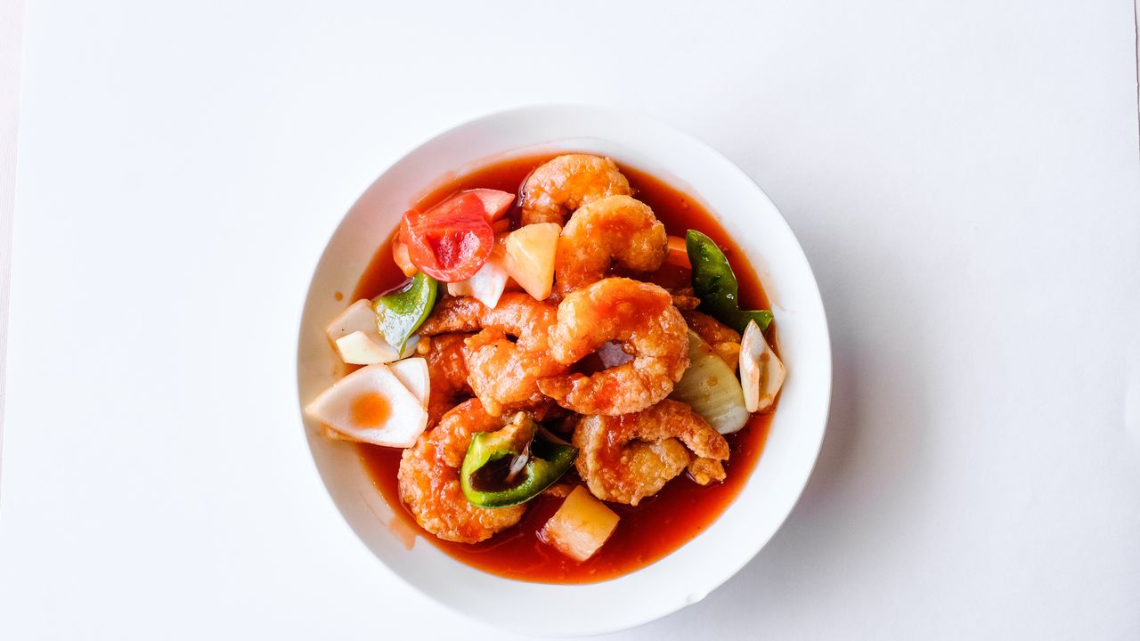 Sweet & Sour King Prawns