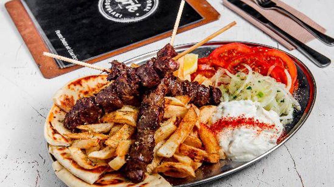 Lamb Souvlaki Plate
