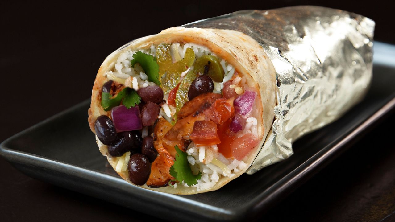 Fajita Chicken Burrito