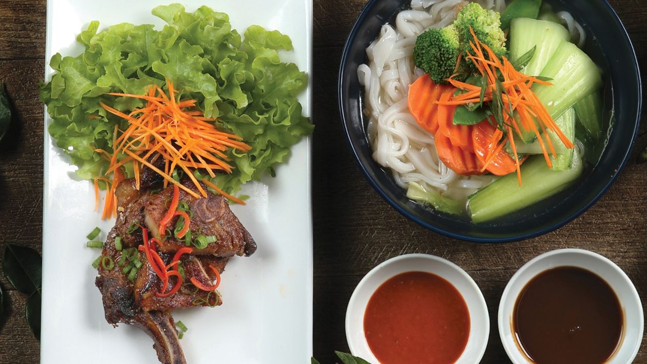 54. Grilled Pork Chop Noodle Soup