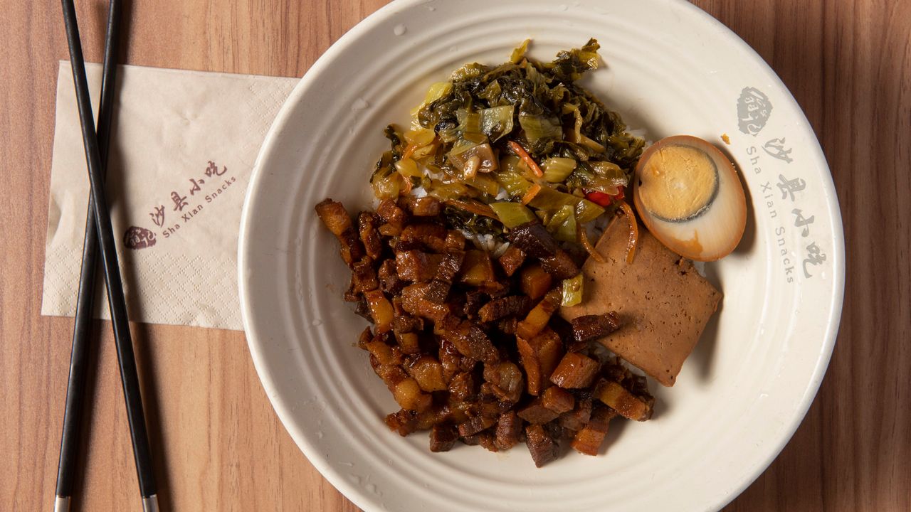 Weng's Stewed Belly Pork on Rice