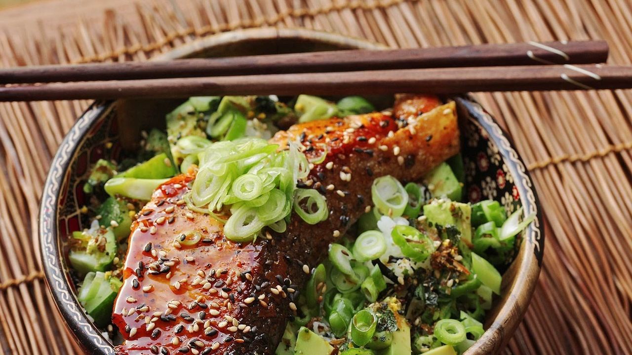 Grilled - Miso Salmon Don
